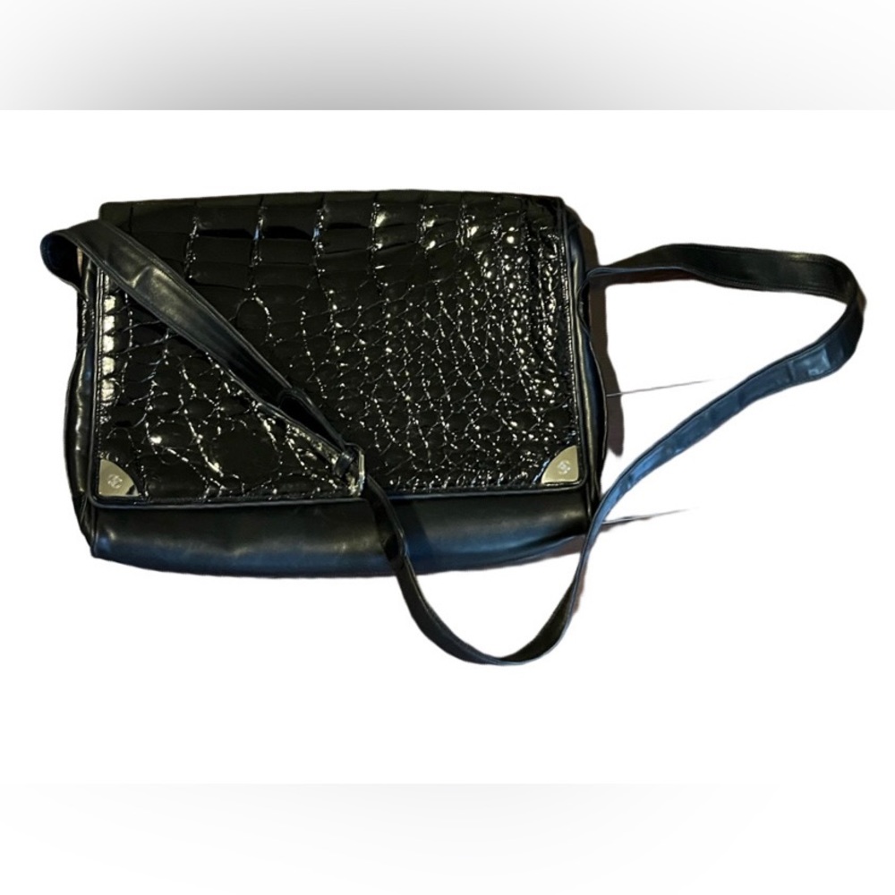 Vintage Gucci Black Messenger Bag